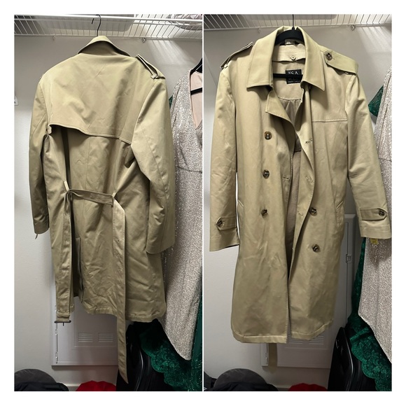 Jos A bank trench coat 40R - Picture 3 of 4